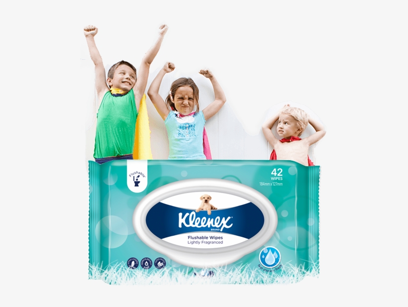 The Favourite Way For Kids To Be Independent - Kleenex Complete Clean Toilet Tissue 6pk, transparent png #2994490