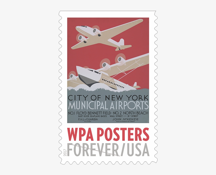 Wpa Poster Stamps 2017, transparent png #2994781