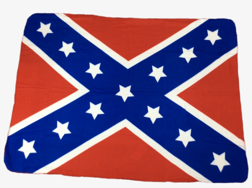 Confederate Flag Fleece Blanket - Republican Elephant With Confederate Flag, transparent png #2994853