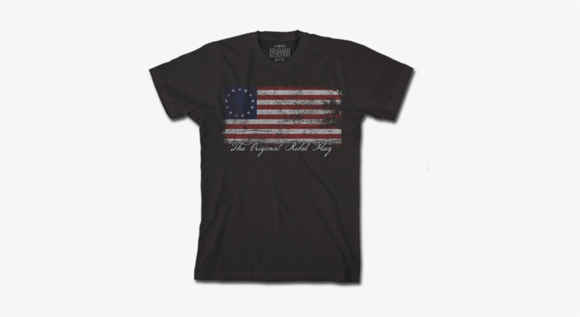 Original Rebel Flag - Shirt, transparent png #2994873
