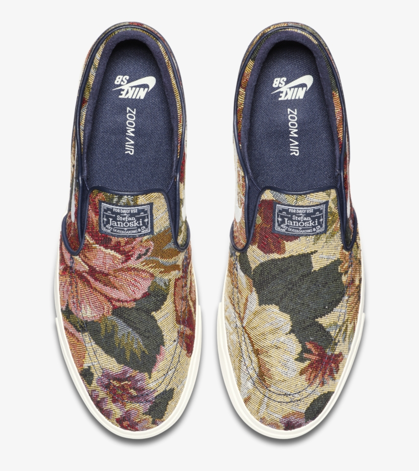 Nike Sb Zoom Stefan Janoski Slip Canvas Premium - Nike Sb Janoski Couch Slip On Skate Shoes, transparent png #2994893