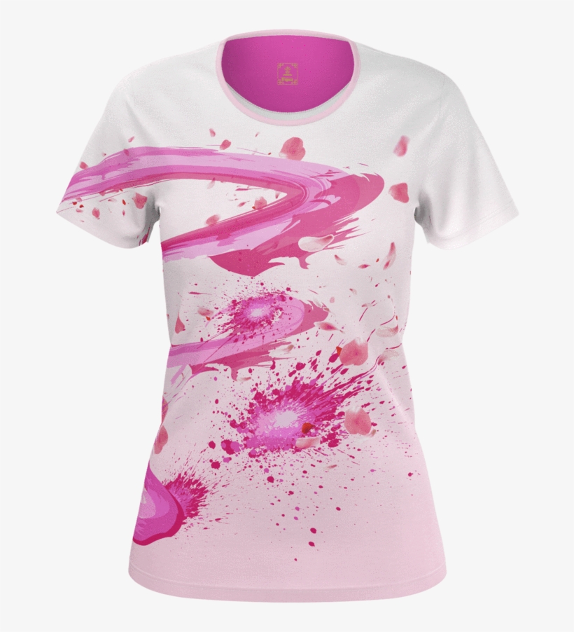 Sakura Swirl Equil T-shirt - Sandro Blossom, transparent png #2995523