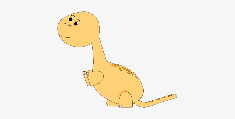 cute yellow dino