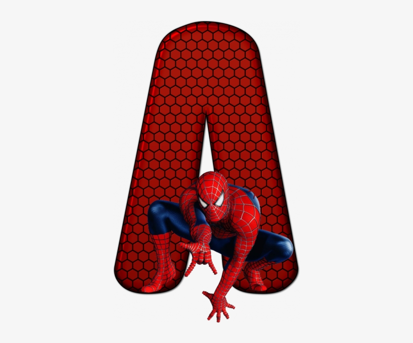 Alfabeto Homem Aranha 4 Png - Spiderman, transparent png #2996259