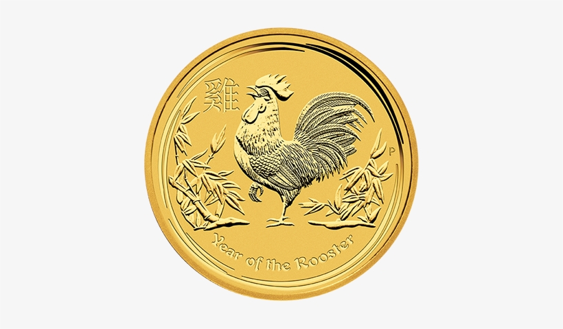 Gold Coins Png Year Of The Rooster Gold Bullion Coin - Best Year Of Rooster, transparent png #2996507
