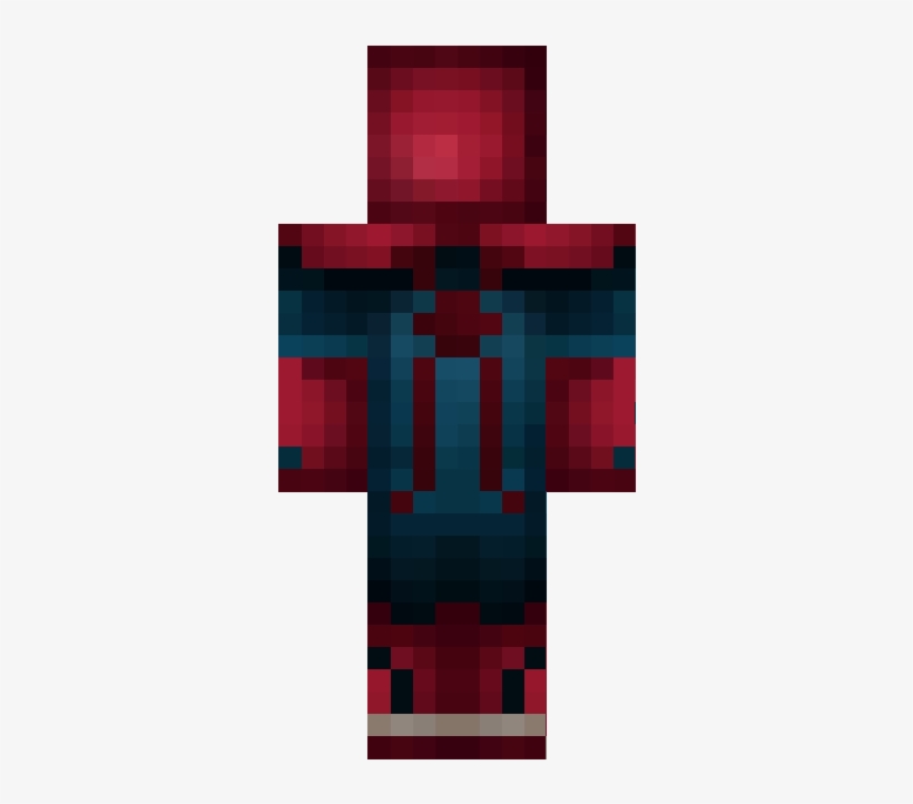 Minecraft The Amazing Spiderman Skin, transparent png #2996553