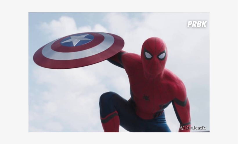 O Novo Homem-aranha Da Marvel Já Apareceu Em "capitão - Civil War Spiderman, transparent png #2996573