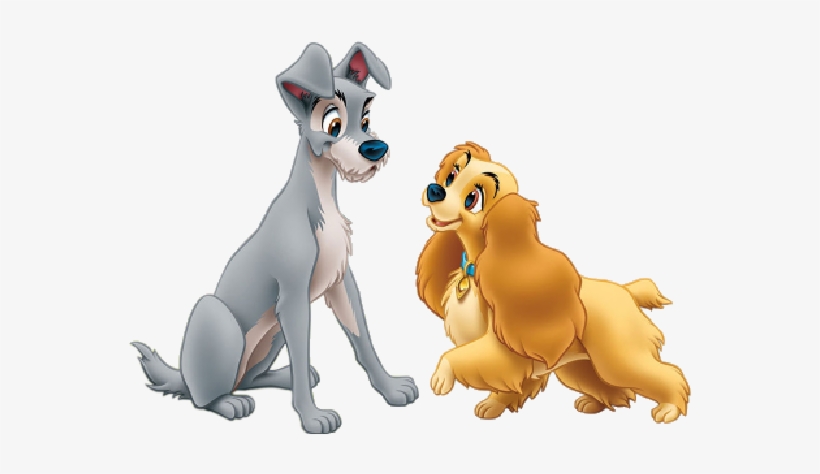 Lady And The T Lady And The Tramp Disney - Cute Lady And The Tramp Quotes, transparent png #2996661