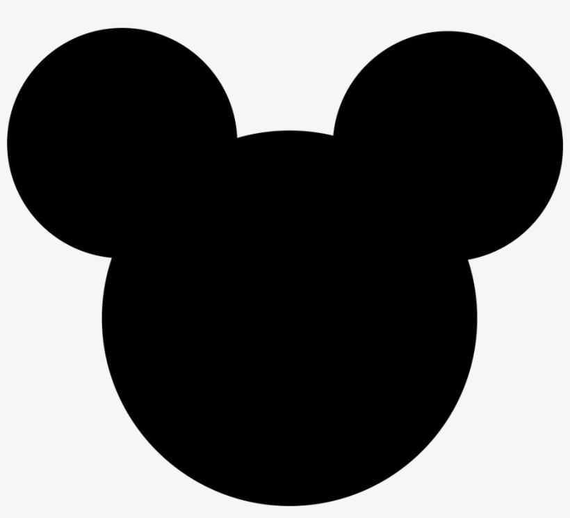 Mickey E Minnie - Mickey Face Silhouette Png, transparent png #2996816