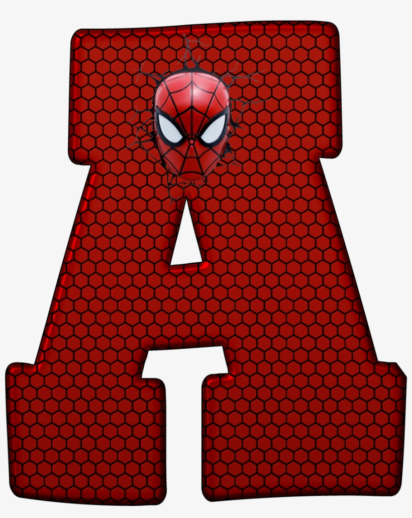 Ariana Grande Clipart Red - Letter A Spider Man, transparent png #2996841