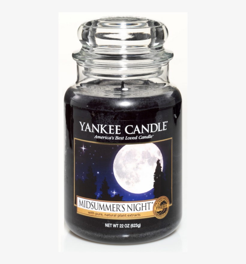 Yankee Candle Classic Large Jar Midsummer's Night Candle - Yankee Candle Large Jar - Midsummer's Night, transparent png #2997195