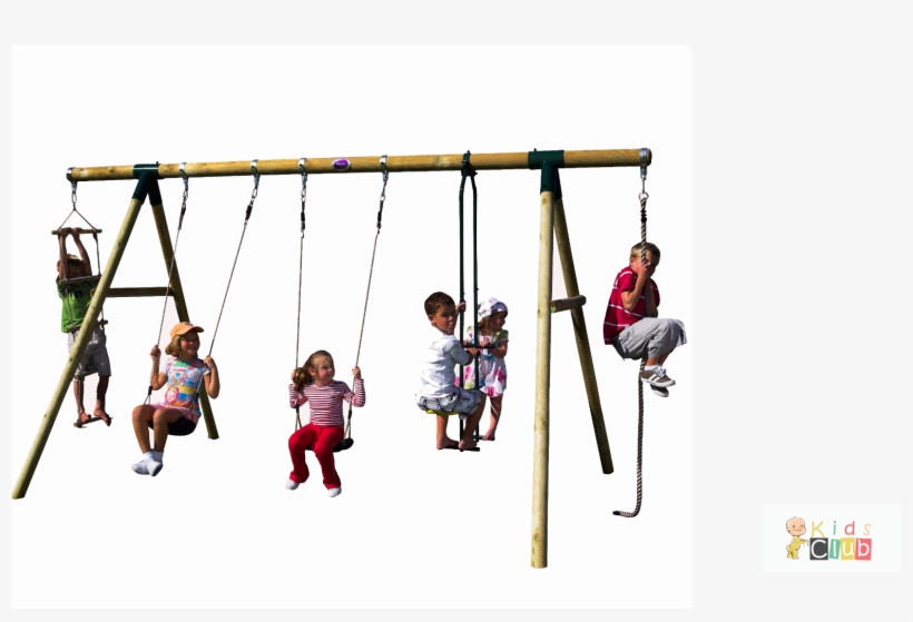 Plum Orang-utan Wooden Garden Swing Set, transparent png #2997574