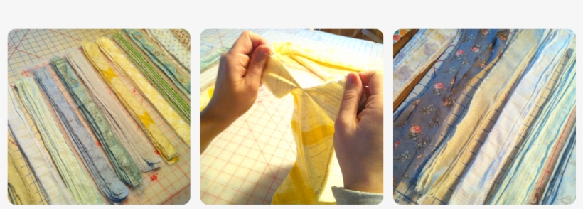 Once I Had All Of My Fabric Strips Torn, It Was Simple - Quilt, transparent png #2997855