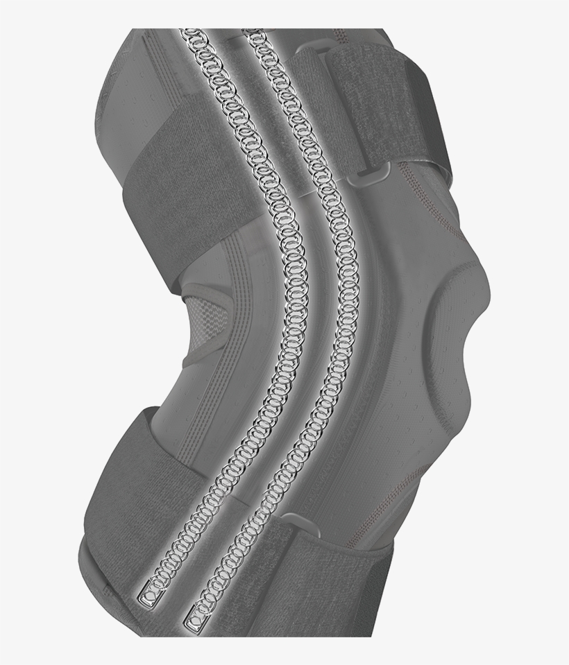 870 - Shock Doctor Knee Stabilizer With Flexible Support, transparent png #2997984