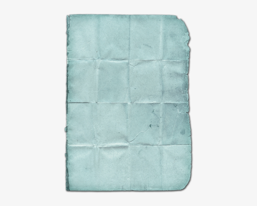 Blue Paper Torn - Leather, transparent png #2998049