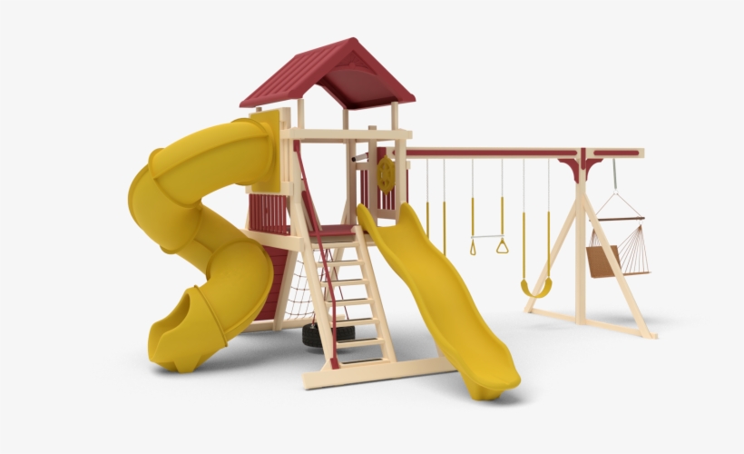 Swing Set Delivered And Installed - Playground Slide, transparent png #2998050
