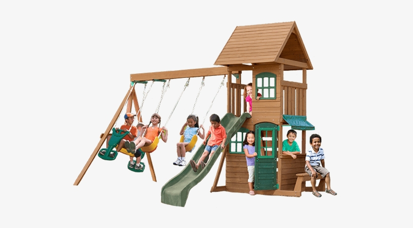 Simple Marvelous Big Backyard Swing Set Products Big - Big Backyard Windale Wooden Cedar Swing Set, transparent png #2998191