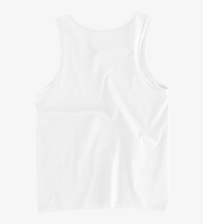 White Tank Top With Crab And Logo Print - Active Tank, transparent png #2998219