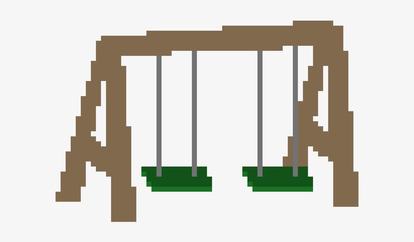 Swingset - Pixel Art, transparent png #2998221