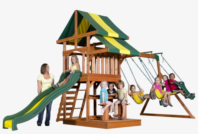 Backyard Discovery Swing Set Parts - Backyard Discovery Independence All Cedar Playset, transparent png #2998320
