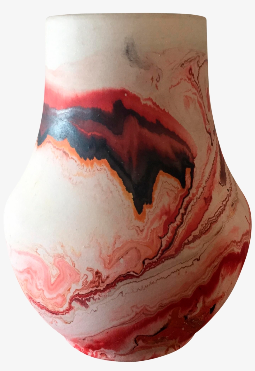 Up For Sale Is This Gorgeous Nemadji Pottery Vase With - Vase, transparent png #2998519