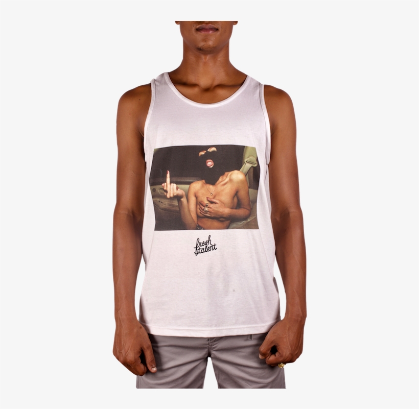 Fresh Talent The Heist Tank Top White - Bodybuilding, transparent png #2998799