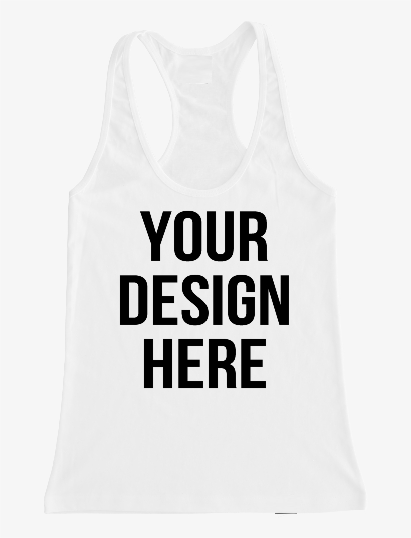 Women's Custom Racerback Tank Top - Free Flower Mock Up, transparent png #2998915