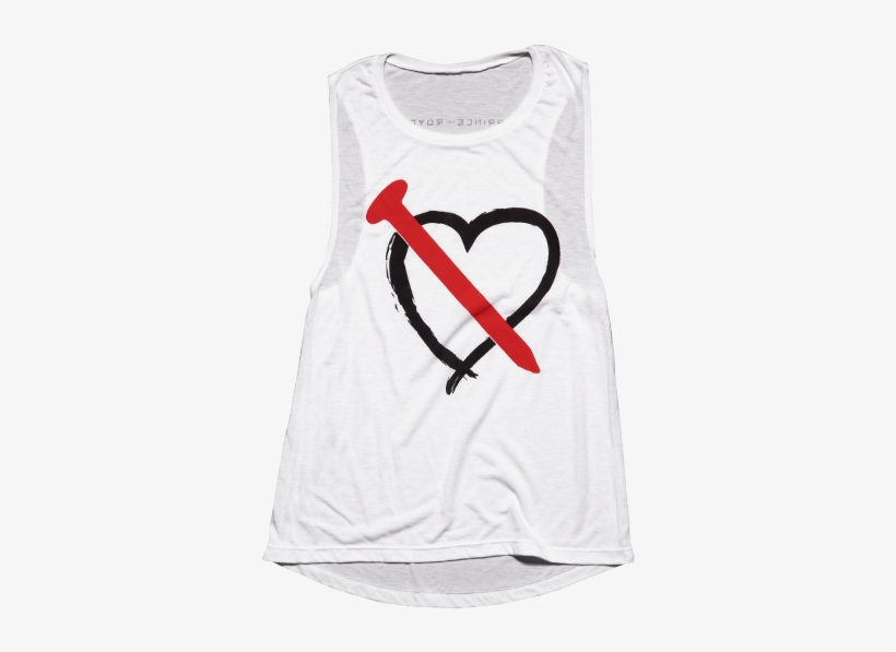 El Clavo White Tank Top - T Shirt Mi Ange Mi Demon, transparent png #2998997