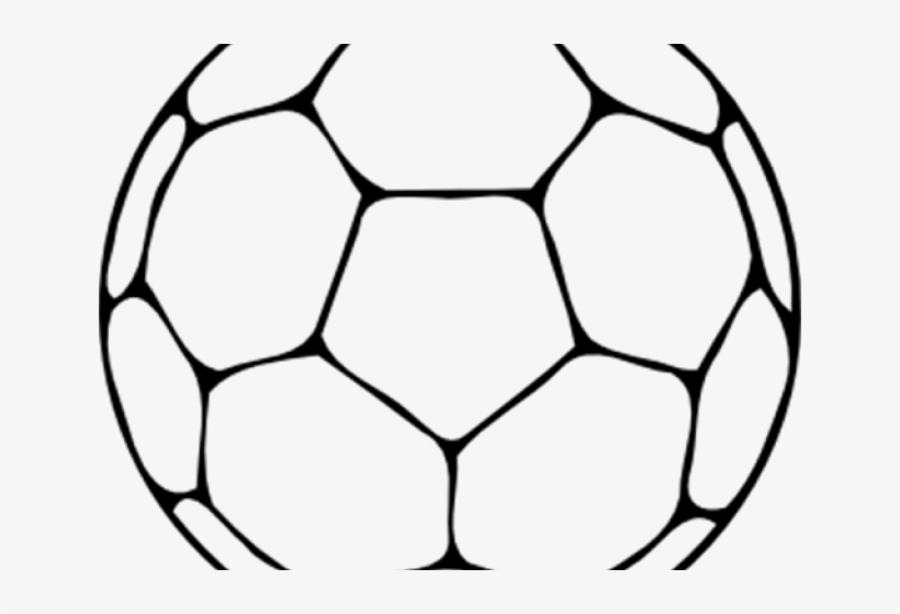 Football Clipart Outline - Balon De Balonmano Dibujo, transparent png #2999195