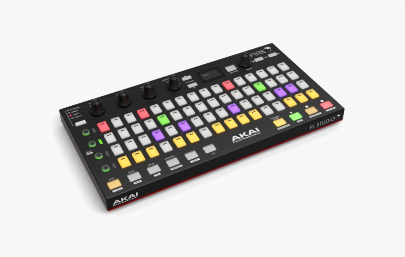Akai Fire Alpha Render Hero Left V1 Post - Fire Fl Studio Controller, transparent png #2999357