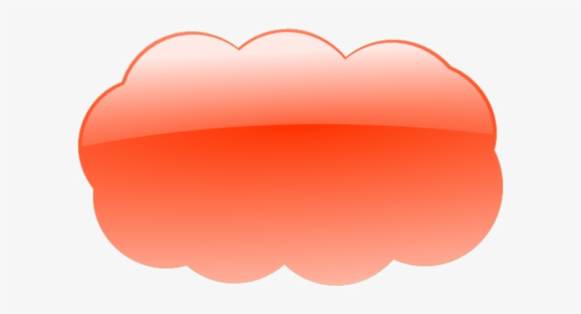 Cloud Blue Glossy Sky Vector Clip Art - Coloured Cloud Clipart, transparent png #2999682
