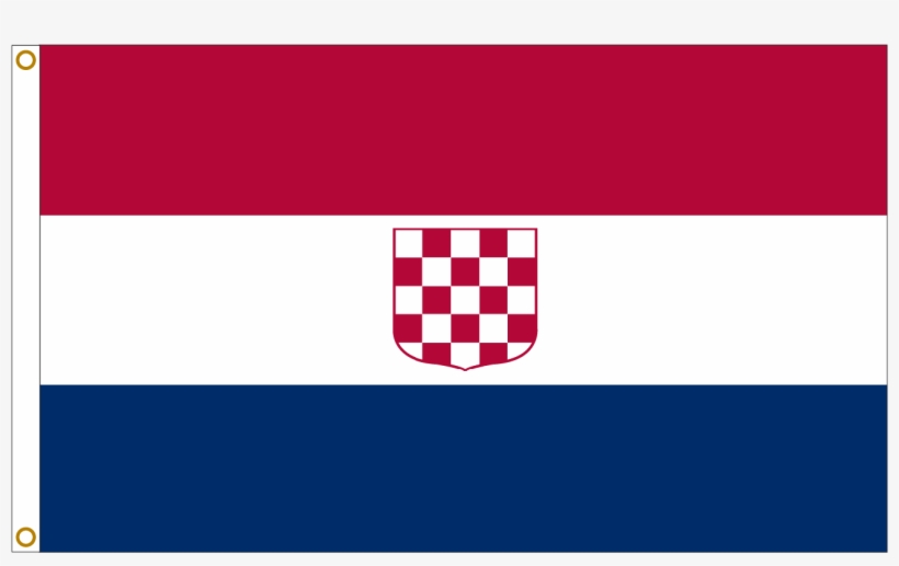 Historic Croatian Flag - Bandera De Croacia Segunda Guerra Mundial, transparent png #2999845