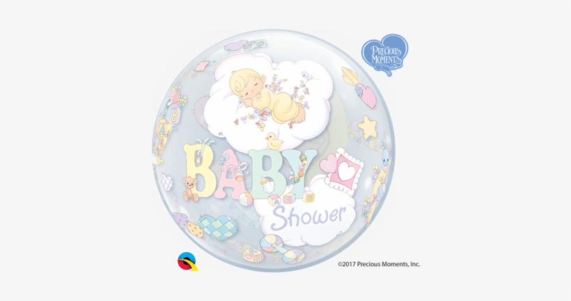 22" Precious Moments Baby Shower Bubble Balloons -, transparent png #2999911
