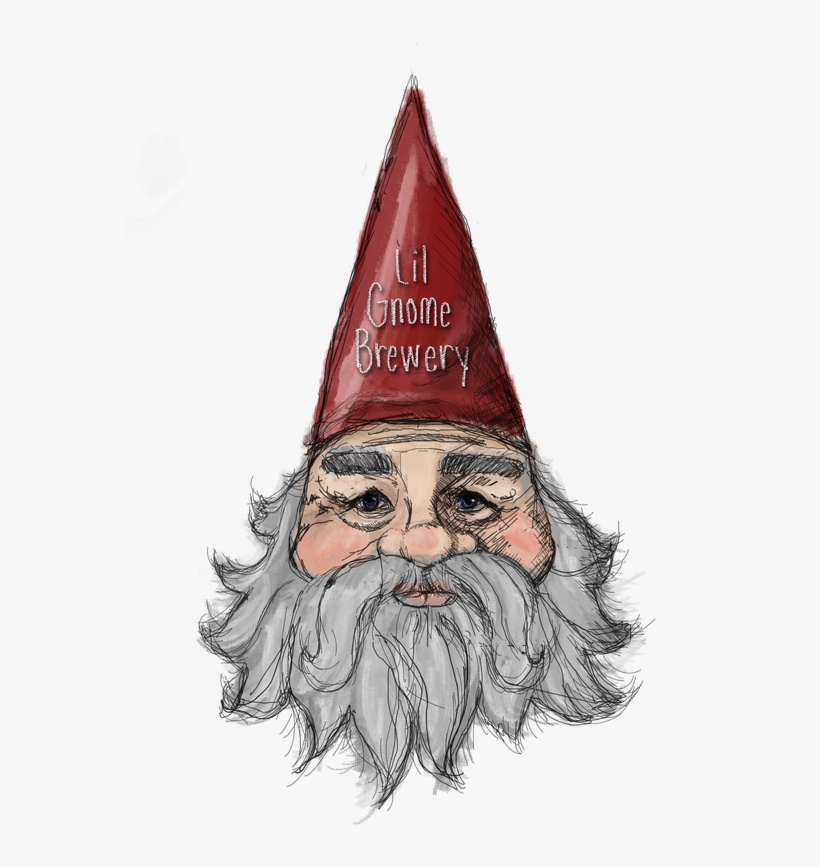 Lil Gnome Brewery Graphic Black And White Download - Brewery, transparent png #30068
