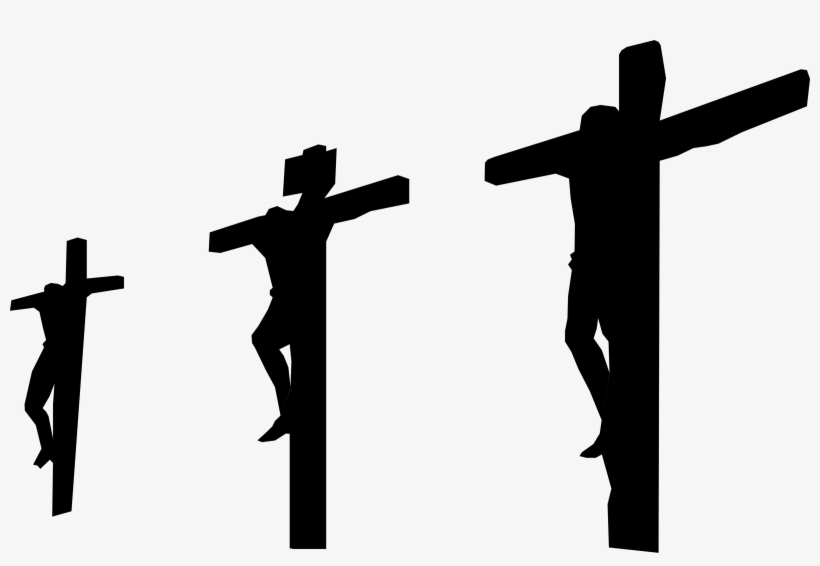 Silhouette Of Three Crosses At Getdrawings - Three Cross Png, transparent png #30070