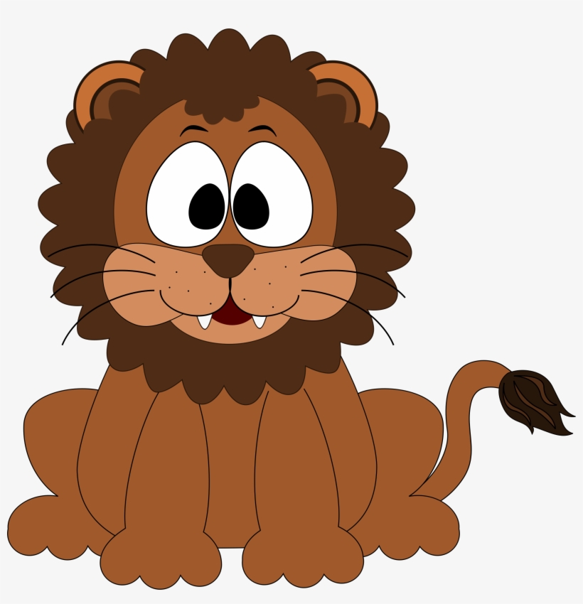 Clipart Cartoon Lion Png - Cartoon Lion Transparent, transparent png #30129