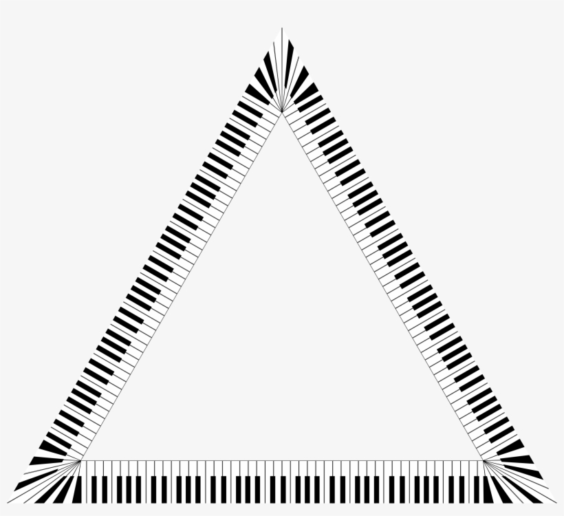 This Free Icons Png Design Of Piano Keys Triangle, transparent png #30251