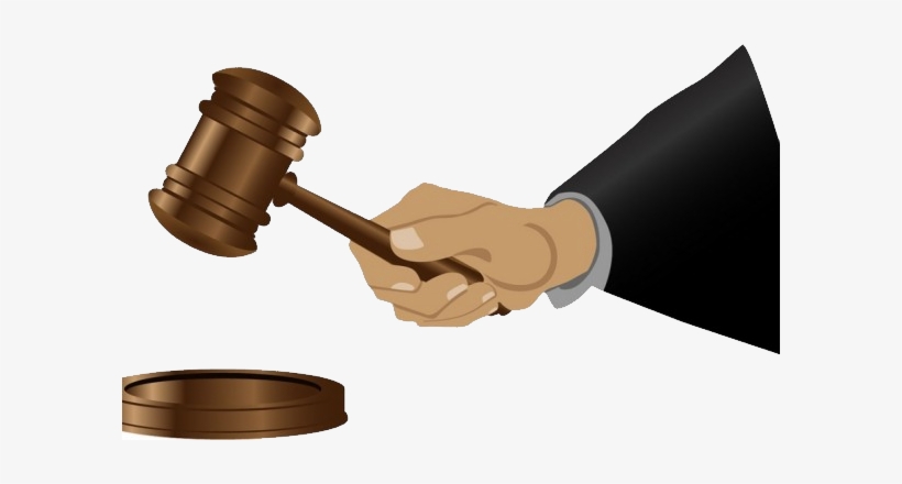 Gavel In Hand Png, transparent png #30267