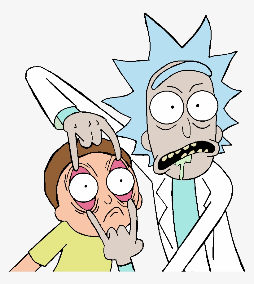 Rick And Morty Icon - Rick And Morty Look, transparent png #30268