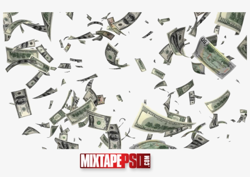 Share This Image - Dollar Bills Raining Png, transparent png #30677