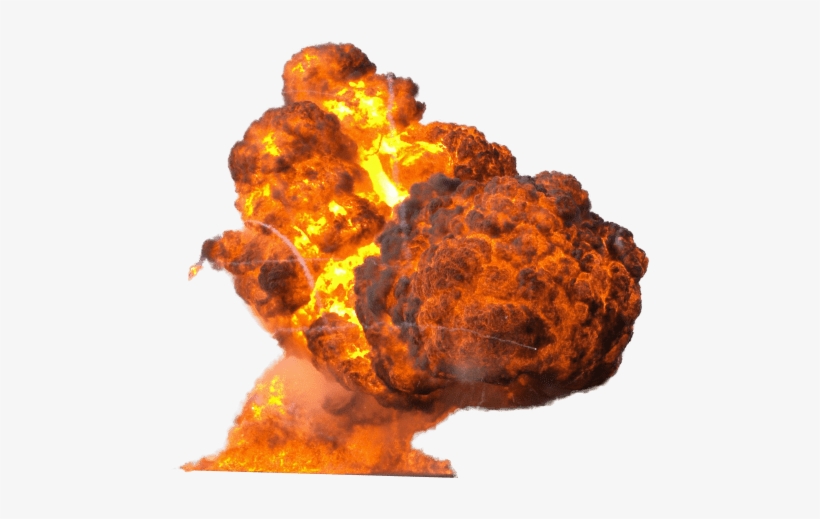 Free Png Big Explosion With Fire And Smoke Png Images - Explosion Png, transparent png #30954