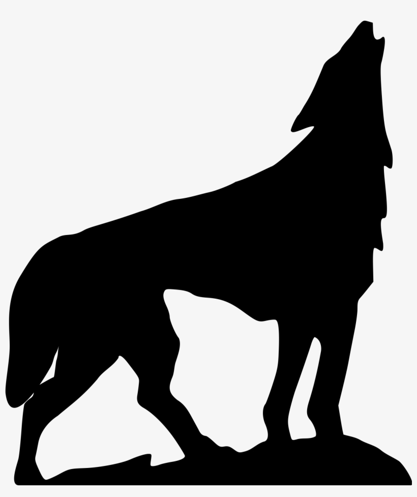 Open - Wolf Svg, transparent png #31003