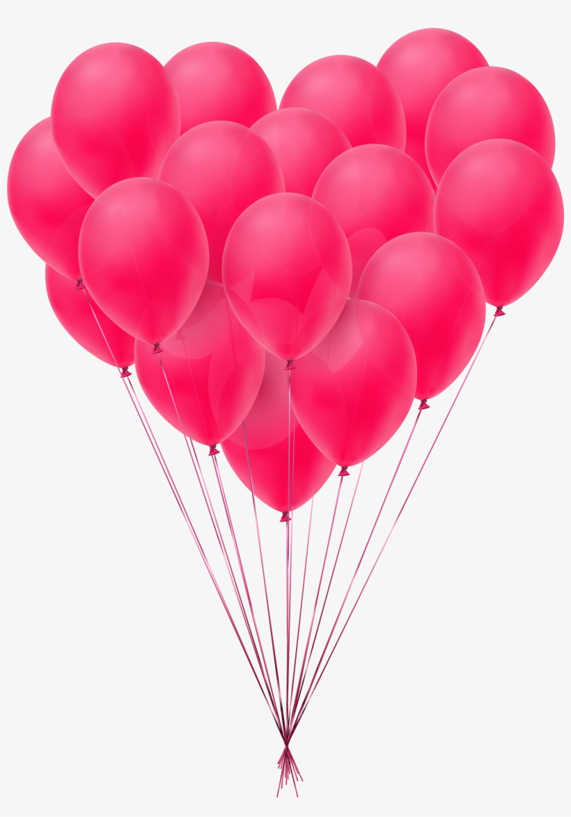 Valentine's Day Balloons Transparent Png Clip Art Image - Happy Valentine Png, transparent png #31019