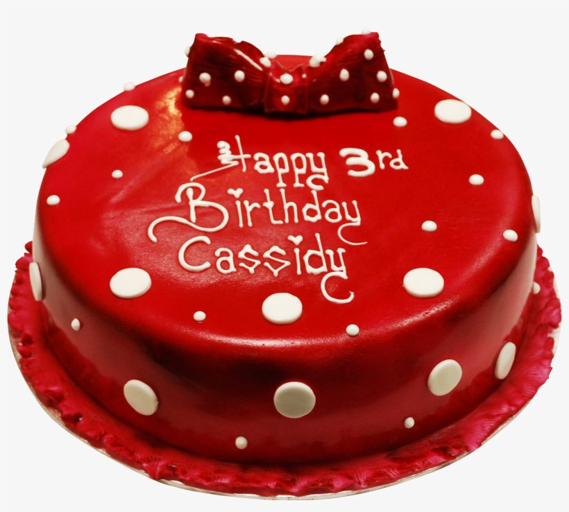 Red Birthday Cake Png - Png Birthday Day Cake, transparent png #31021