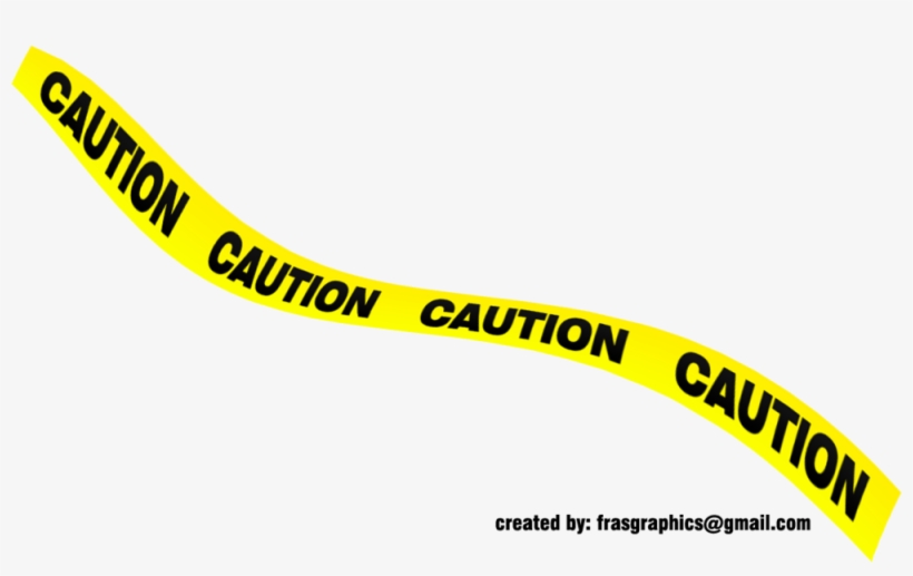 Share This Image - Caution Tape Cartoon Png, transparent png #31040