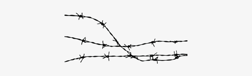 Barbed Wire Silhouette Ai, transparent png #32020
