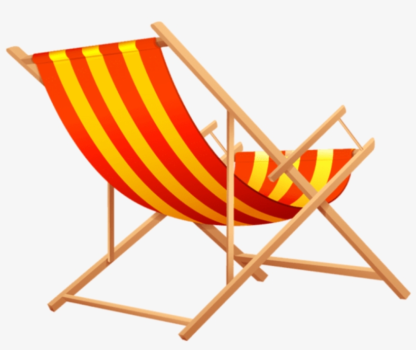 Transparent Beach Lounge Chair Png Clipart Picture - Beach Chair Without Background, transparent png #32149