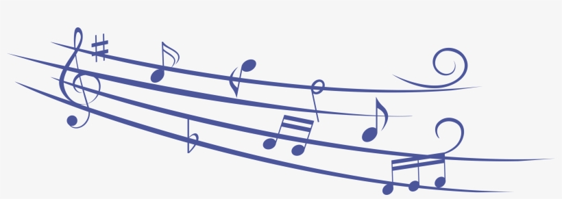 Music Notes Png - Blue Music Notes Png, transparent png #32172