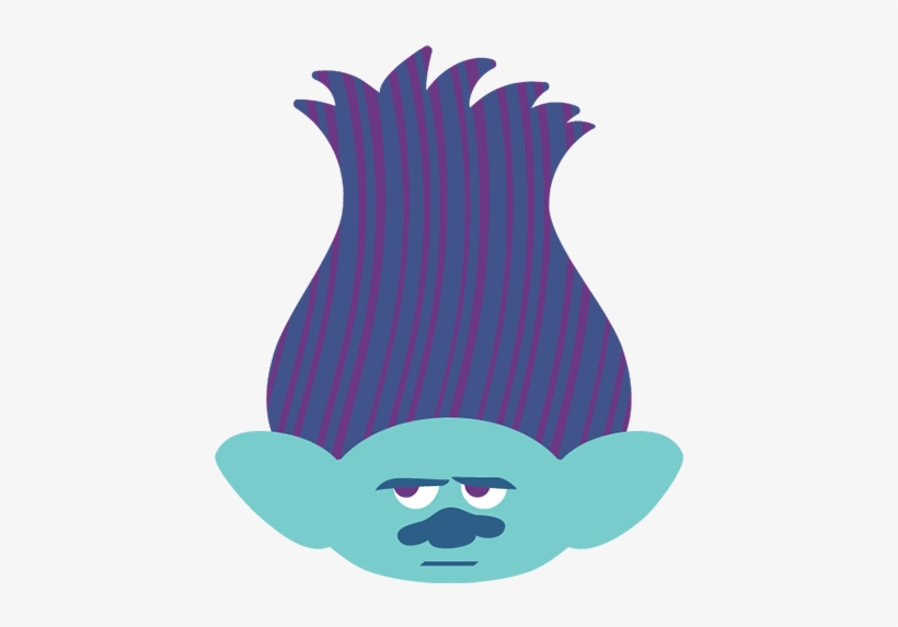 Guy Diamond Dreamworks Animation Dj Suki Trolls - Trolls Emojis, transparent png #32781