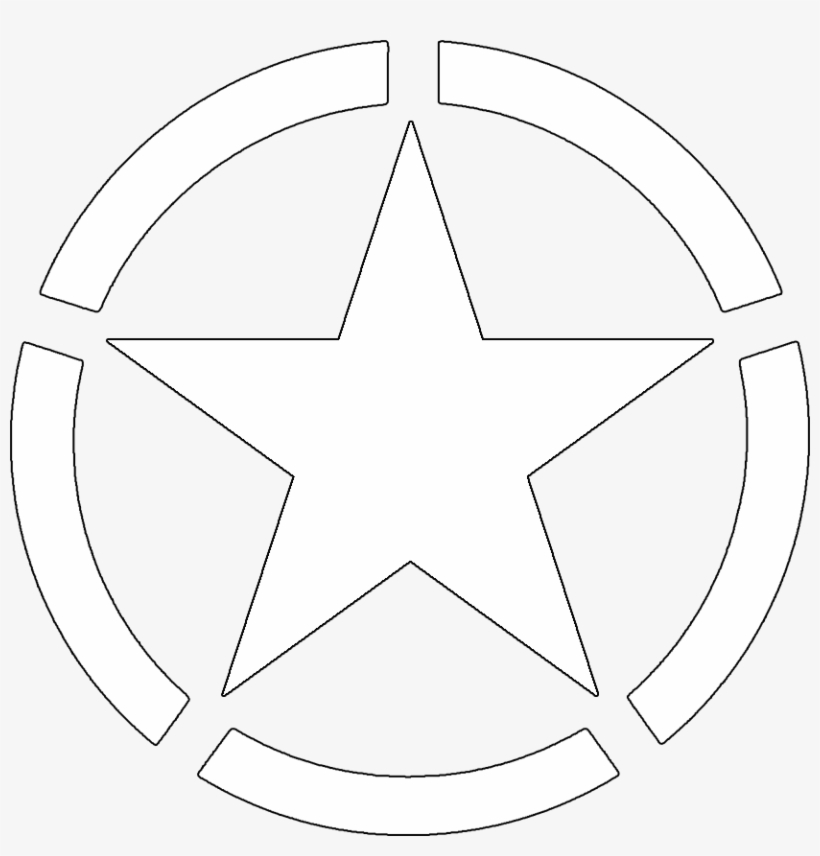 Fo3 Us Army Star - United States Military 1960's, transparent png #32872
